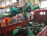 Beiyi Concrete round pile cutter with hydraulic station for excavator sales to zhejiang province