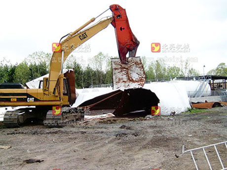 BEIYI  Machinery BYCS Series  Construction Site Of Excavator Hydraulic Shear