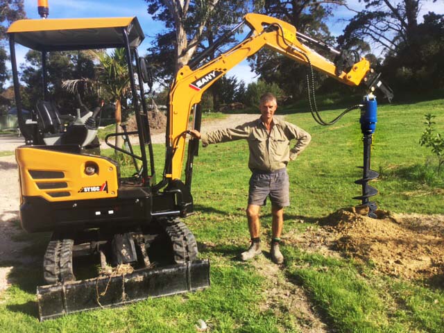 Australian veteran gives high appraisal to BeiYi Hydraulic earth drill