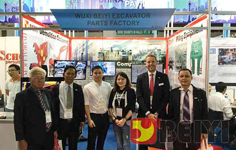 Beiyi excavator parts factory invites you to attend the 2016 Philippines international exhibition