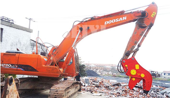 Hydraulic crusher, Silent type and other buildings demolition operations