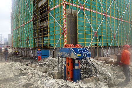 H-Beam Pile Extractor